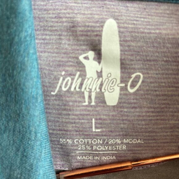 Johnnie O Men Long Sleeve Pull Over Font Pocket Hoody Shirt Gray Size Large - Picture 9 of 11